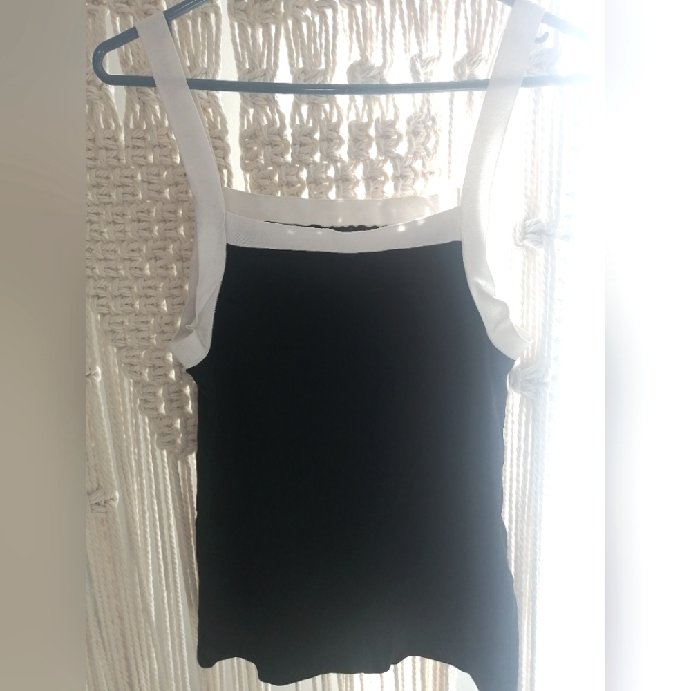Black & White Tank Top